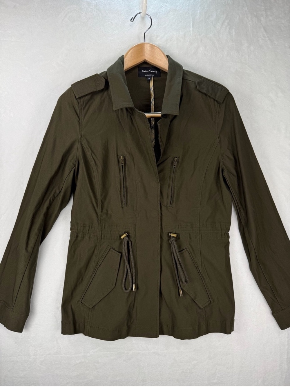 Eden Society Olive Military Utility Jacke